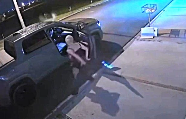 A woman was shot in the bum after a VIP row at a country music concert in Brazil turned violent. CCTV captured the shocking moment she was hit as the dispute spiralled out of control.