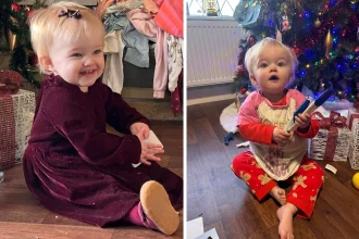 Parents reveal a stuffy nose or warm day could kill their three-year-old daughter Amelia instantly - now they face a £4,500 private surgery bill to remove her enlarged tonsils.