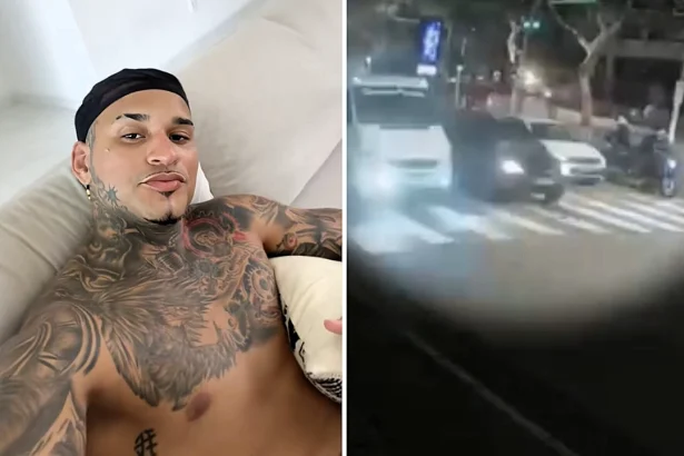 Brega funk star Anderson Neiff, 24, was ambushed by helmeted bikers who opened fire on his van after a São Paulo concert, leaving him with a bullet fragment in his shoulder.