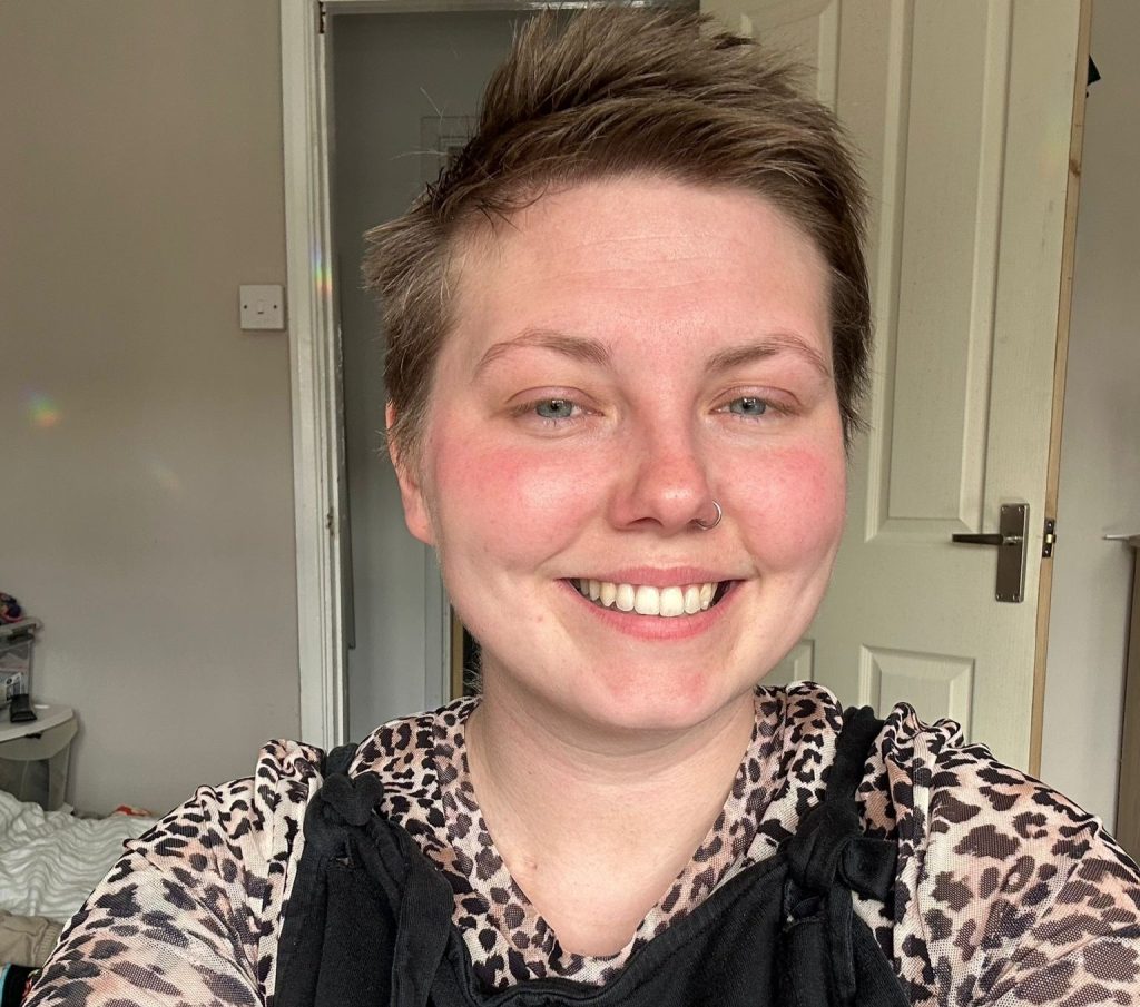 A mum diagnosed with colon cancer says doctors dismissed her early warning signs as piles after giving birth - and is now urging others to push for answers if something feels wrong.