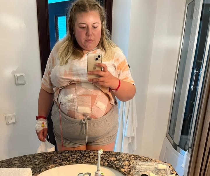 Teacher Becka Gill lost 10st 2lbs after sobbing in the shower and suffering street abuse - how a gastric sleeve and Mounjaro jab transformed her body and confidence.