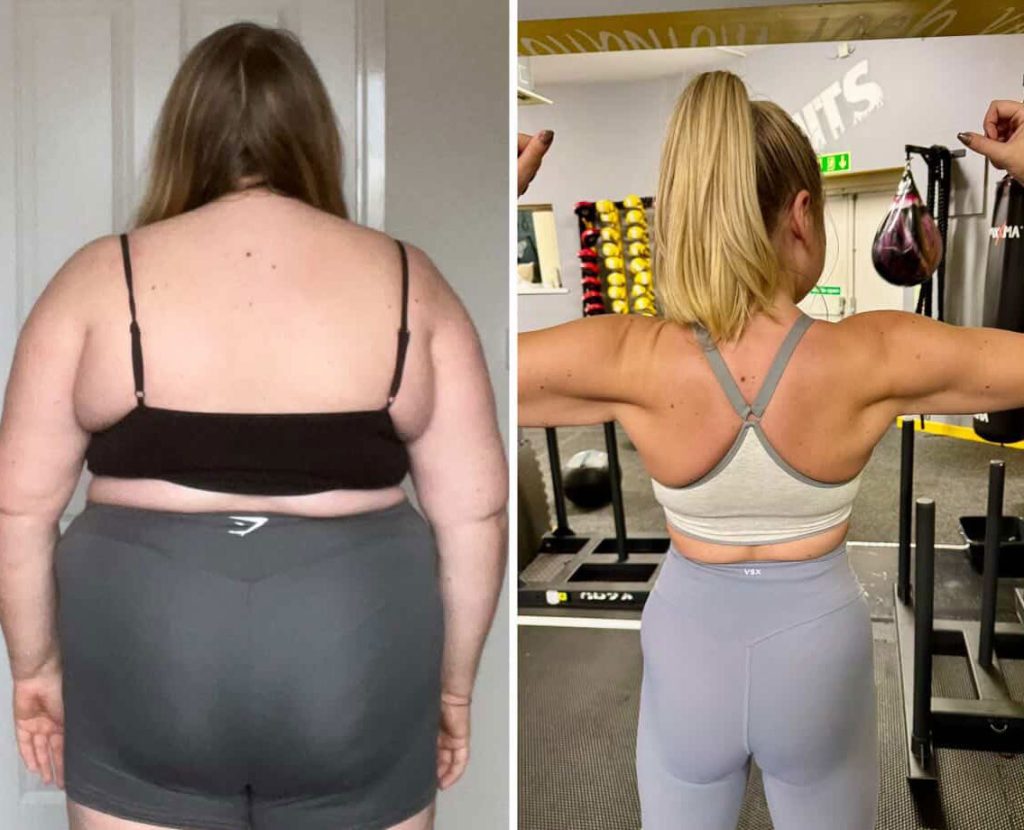 Teacher Becka Gill lost 10st 2lbs after sobbing in the shower and suffering street abuse - how a gastric sleeve and Mounjaro jab transformed her body and confidence.