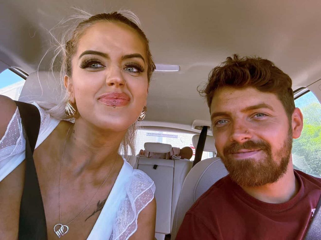 6ft 4in woman Lizzy Jade Groombridge reveals why her 7-inch height difference with 5ft 9in boyfriend Ollie is a turn on - not a turn off - and why she never skips heels.
