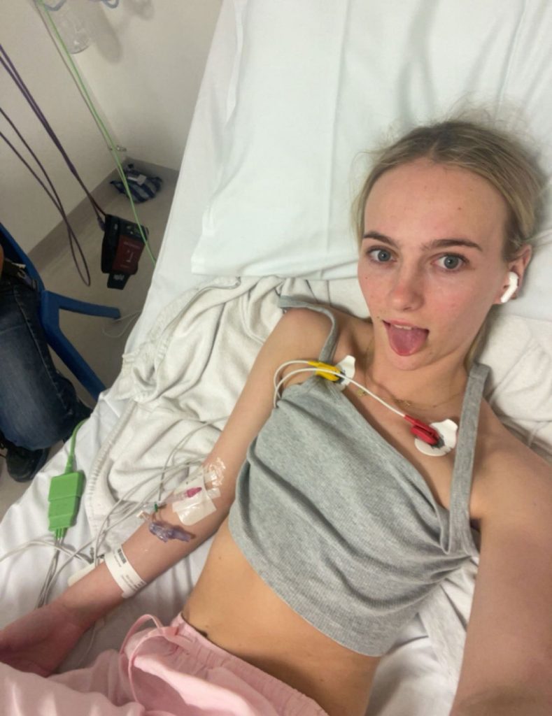 Woman diagnosed with serious heart condition after using a simple iPhone microphone hack she found on social media - a trick she says ultimately saved her life at just 21.