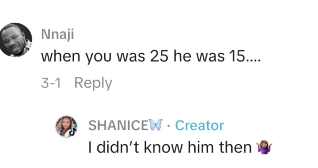 Social media comment on the post of A woman called 'grandma' by her husband's friends due to their 10-year age gap says he's completely obsessed with her - and she's having the last laugh.