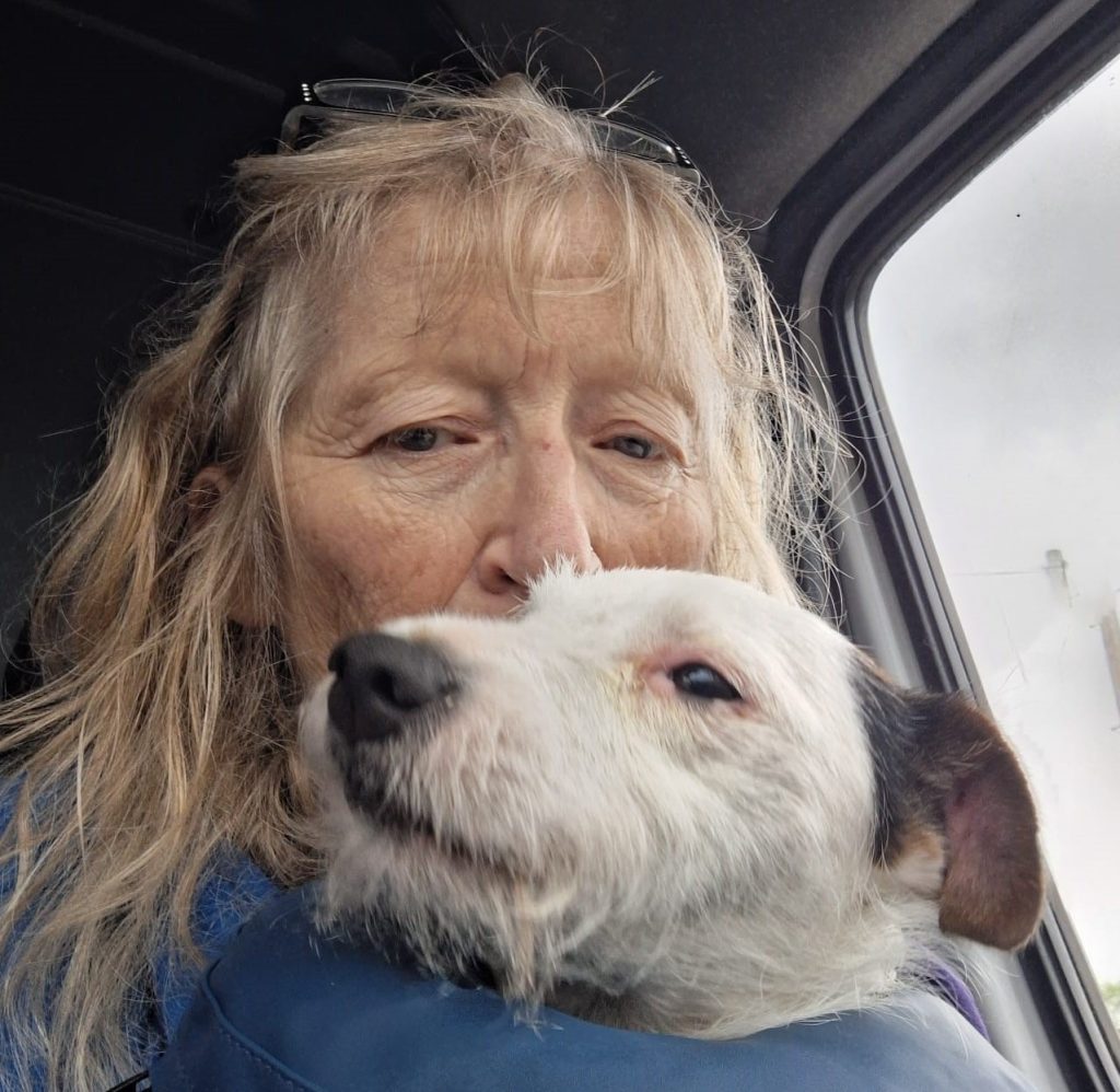 A terrier buried alive in a rabbit warren for two days was dug to safety in East Yorkshire after her owners heard whimpering and spent 25 minutes frantically digging her free.