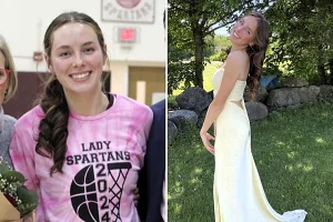 Talented basketball captain Emily Mae Smith, 20, killed in alleged hit-and-run near SUNY Potsdam campus as driver Jakob Krise charged with leaving fatal scene.