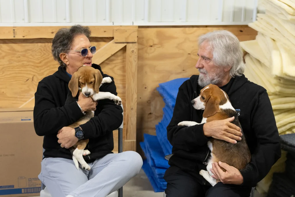 Black Sabbath legend Geezer Butler joined Debbie Gibson backing a huge rescue mission to rehome 1,500 beagles from controversial Ridglan Farms breeding facility.