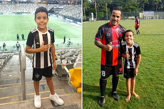 An 11-year-old boy was killed when an unsecured goalpost toppled onto him as he played on a football pitch in Brazil while his father packed away equipment after an amateur match.