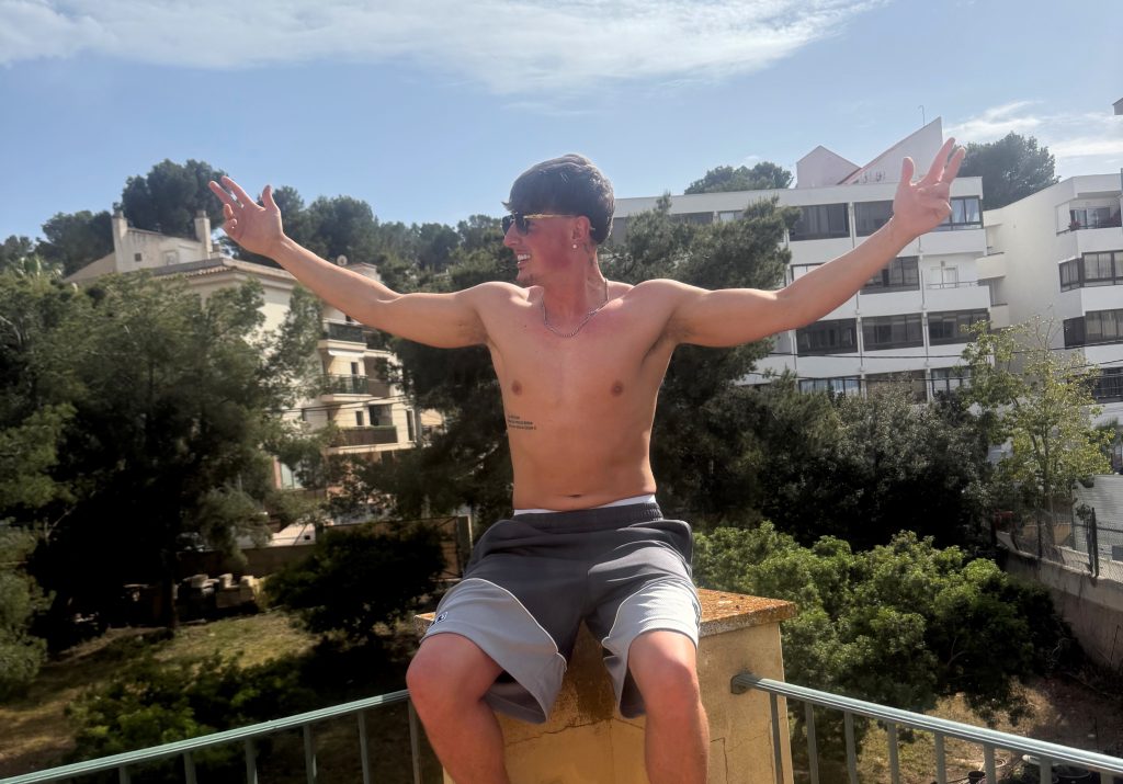 Brit left stranded on a lads holiday after a fractured eye socket and bruising on the brain stops him flying home - all thanks to his Lightning McQueen Crocs.