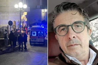 British tourists watched in horror as masked gunmen stormed an Italian restaurant and shot dead a 62-year-old waiter in what investigators believe was a case of mistaken identity.