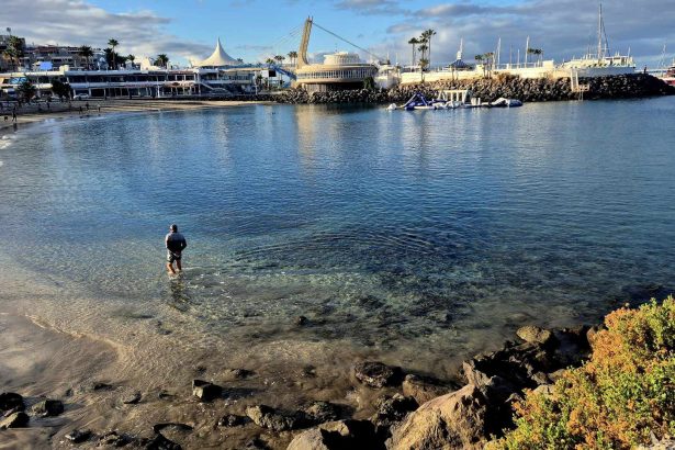 Brit holiday hotspot La Pinta beach in Costa Adeje, Tenerife closed again to swimmers after dangerous enterococci bacteria levels detected in water samples.