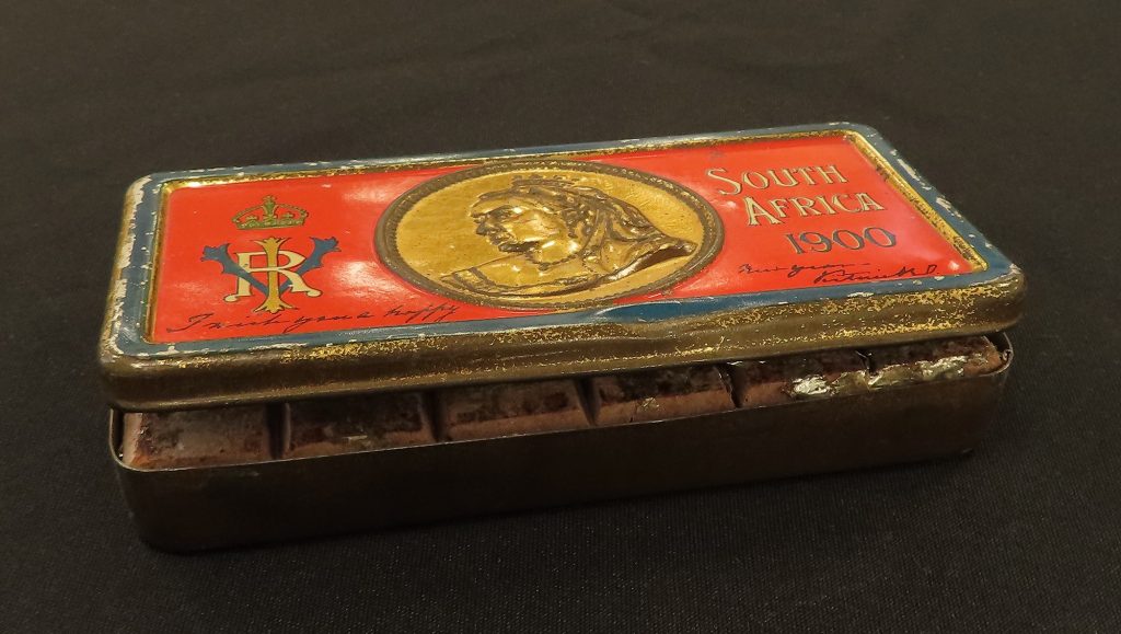 A 126-year-old Cadbury chocolate bar sent to a British soldier during the Boer War is heading to auction in Suffolk, with auctioneers warning its taste may leave something to be desired.