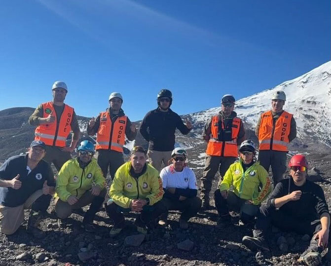 Climber Ingrid Daniela Vera Figueroa died on her 42nd birthday after plunging 2,000ft down Chile's Llaima Volcano while taking photos during descent with friends.