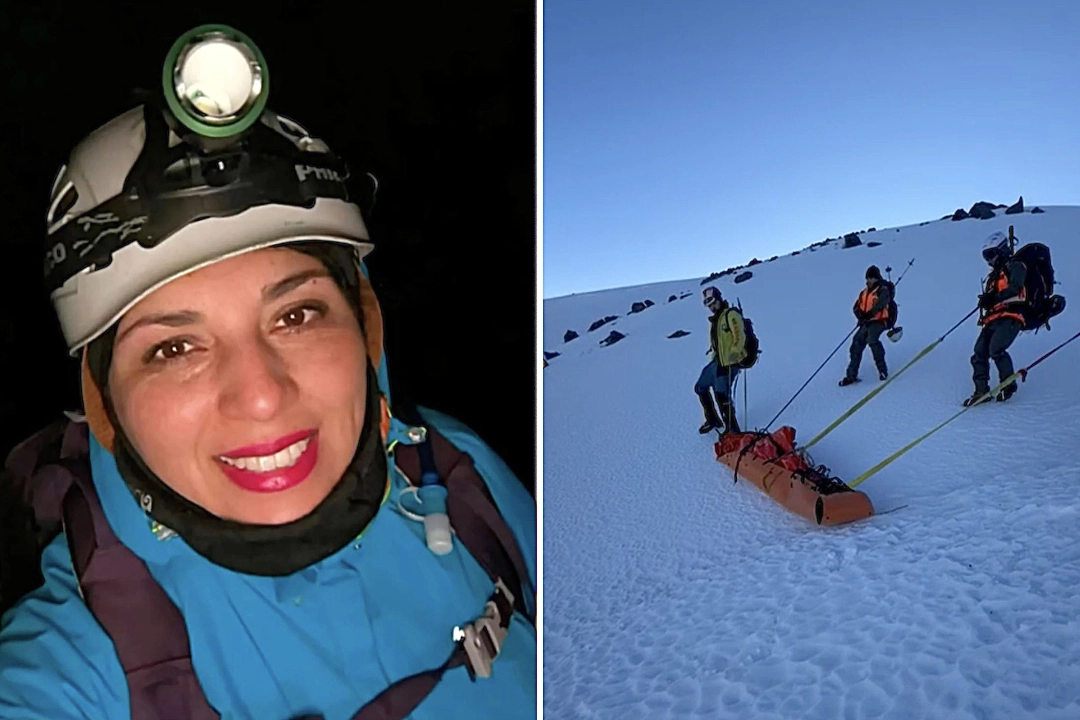 Climber Ingrid Daniela Vera Figueroa died on her 42nd birthday after plunging 2,000ft down Chile's Llaima Volcano while taking photos during descent with friends.