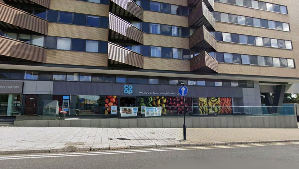 Brazen shoplifter exposed at Islington Co-Op store after his trousers dropped revealing stolen goods stuffed inside, then he soiled himself during the altercation.
