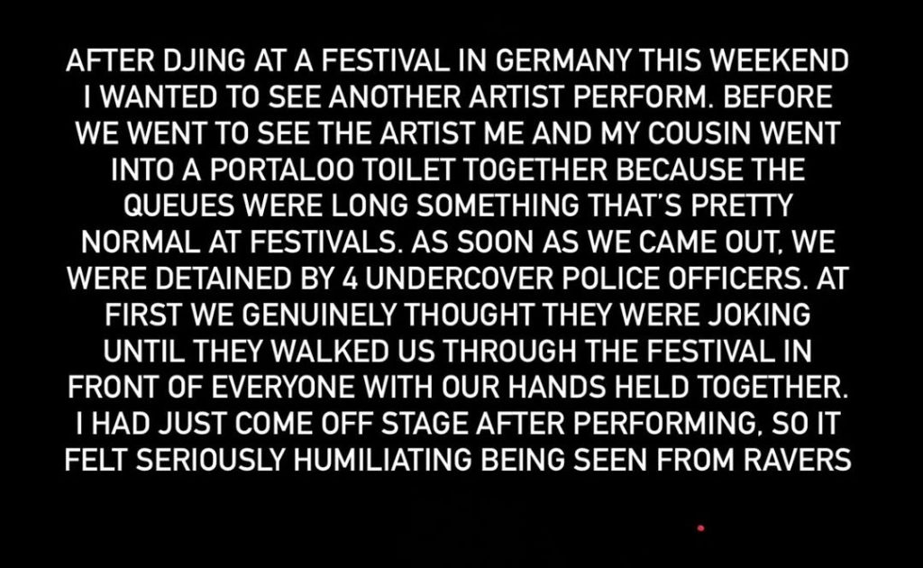 DJ Hannah Laing, 31, says she was left 'degraded' after German cops strip-searched her at a Munich festival for sharing a portaloo with her cousin.