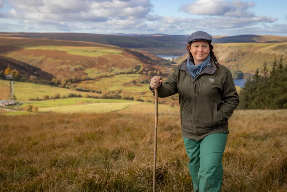 A Welsh farmer was stunned when wildfires swept across her land in the Elan Valley despite the wettest winter on record, with flames travelling five miles to reach her fields.