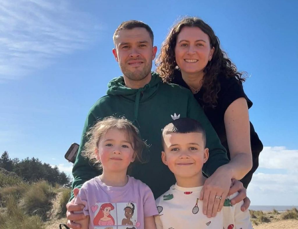 Fit and healthy dad is left unable to walk after suffering a devastating stroke just one week after completing his very first ever London Marathon in impressive time.