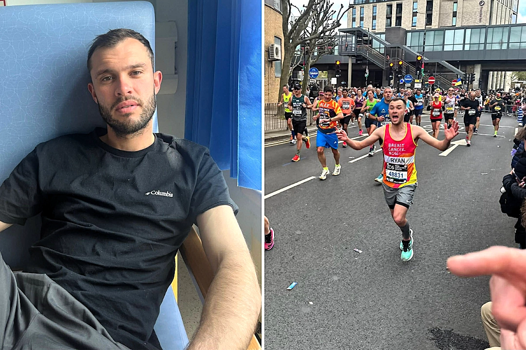 Fit and healthy dad is left unable to walk after suffering a devastating stroke just one week after completing his very first ever London Marathon in impressive time.