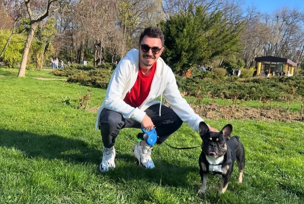 A Romanian footballer was left devastated after his 78-year-old father collapsed and died in the stadium car park moments after watching him play his final match.