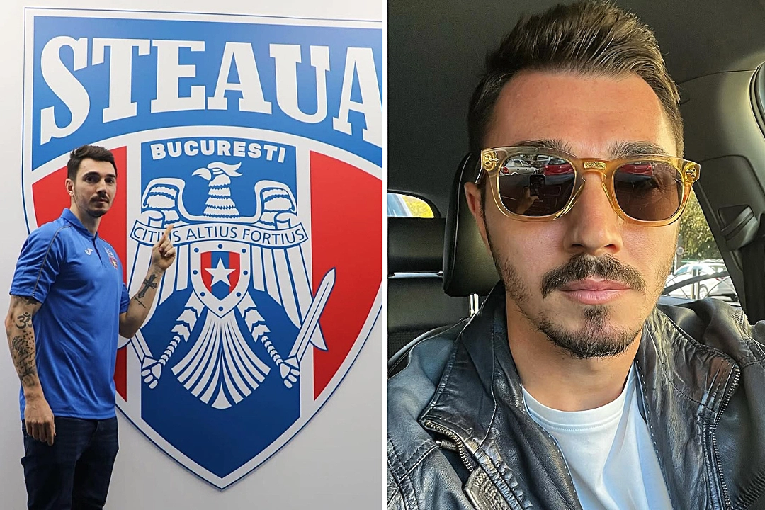 A Romanian footballer was left devastated after his 78-year-old father collapsed and died in the stadium car park moments after watching him play his final match.