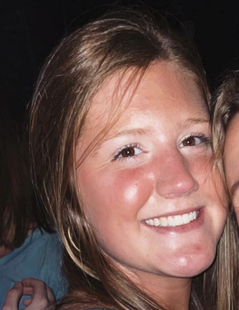 Recent college graduate who had just started her dream job is allegedly shot dead by her boyfriend's father - leaving her heartbroken family devastated.