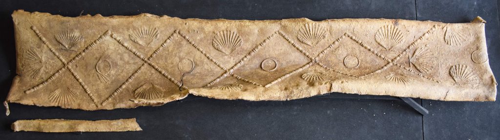 A high-status Roman woman buried in a decorated lead coffin under a Colchester hospital has been unearthed, with frankincense, rare glass vessels and jet hairpins among her grave goods.