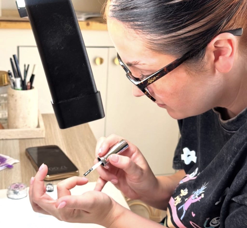 A fed-up teacher quit the classroom after a violent pupil pushed her to breaking point - and now says swapping lesson plans for nail files was the best decision she ever made.