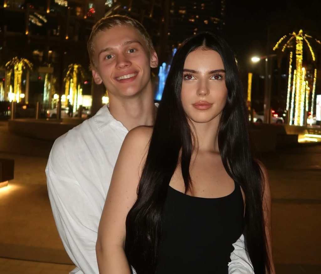 Influencer with over 20 million followers loses one of his front teeth after going down a children's slide at a swimming pool - and the embarrassing reason why.