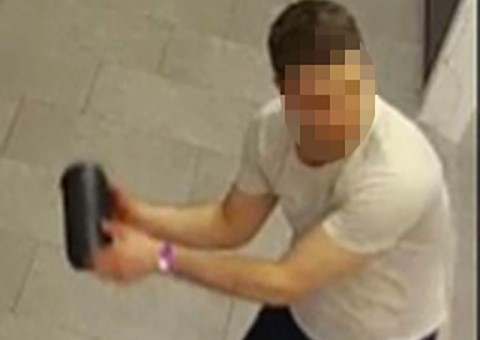 Famous DC Cupcakes bakery vandalised after thug hurls beer keg through Georgetown Cupcake's front window, terrifying baker inside in shocking caught-on-camera attack.