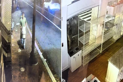 Famous DC Cupcakes bakery vandalised after thug hurls beer keg through Georgetown Cupcake's front window, terrifying baker inside in shocking caught-on-camera attack.