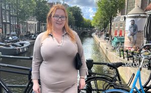 Model with 'Britain's biggest breasts' has a condition that means they