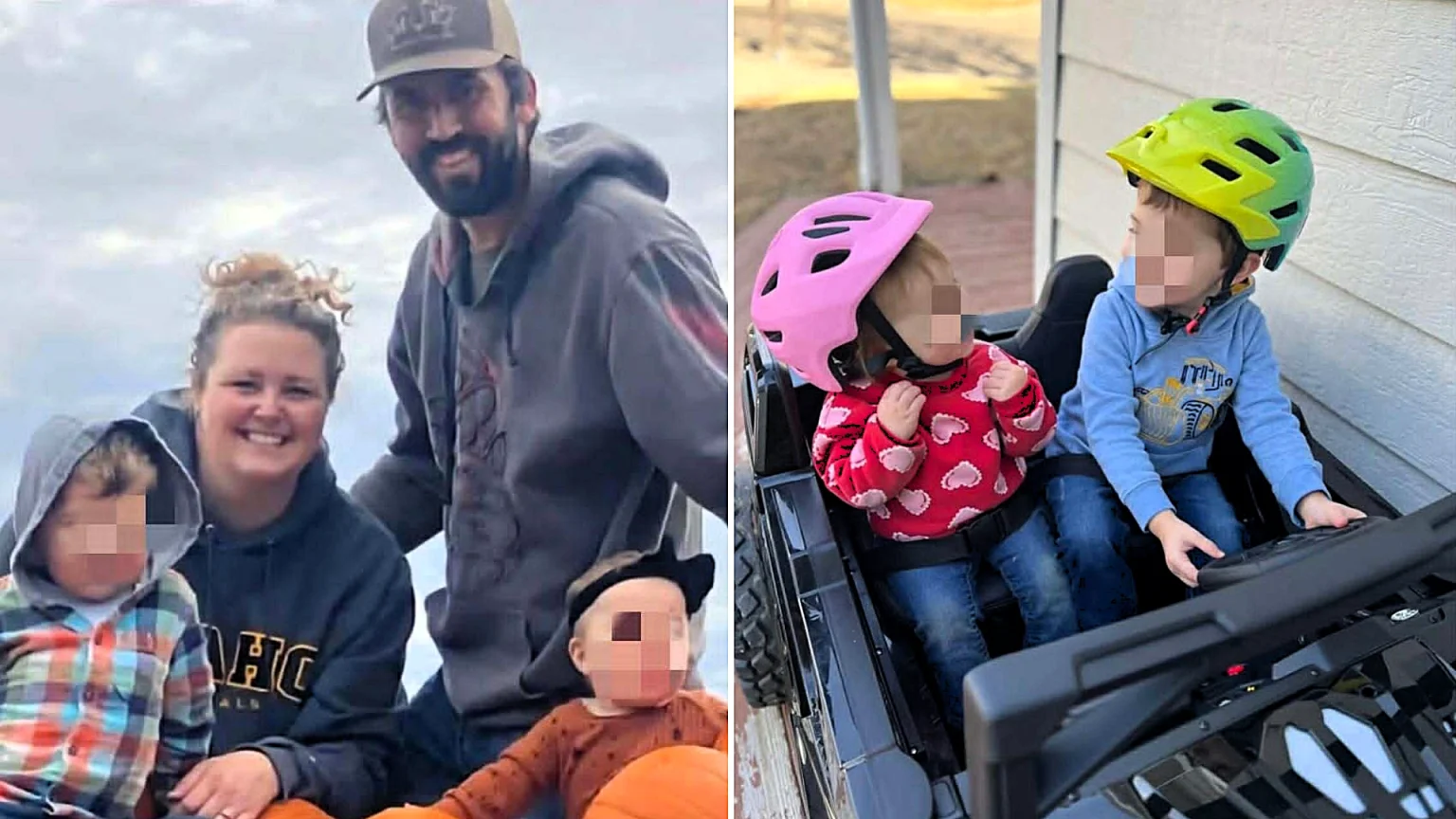 Husband and wife killed in horror motorway crash after pickup truck plunged from bridge, leaving behind two young children who miraculously survived the devastating smash.