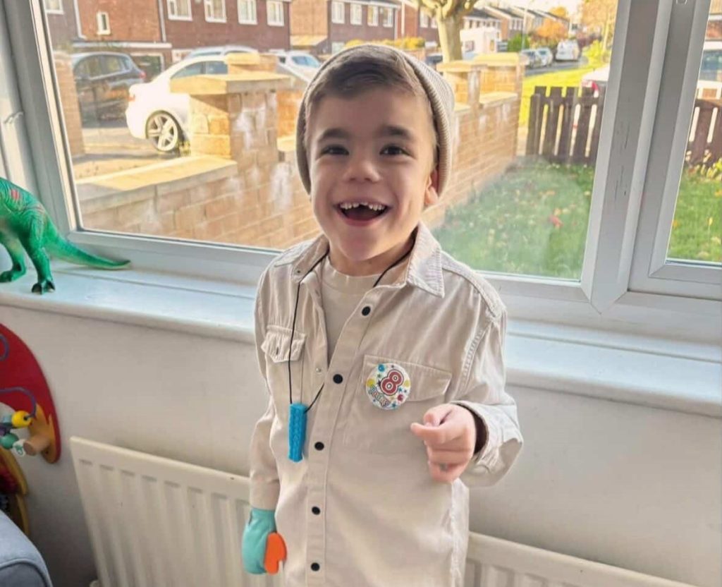 Heartbroken mum speaks out to raise awareness after her little son is diagnosed with childhood dementia at just three years old - and you'll never guess the signs.
