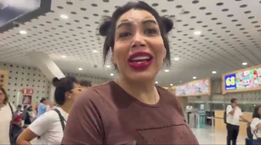 Aeromexico flight packed with 80 celebrities and influencers forced into emergency landing after cockpit windshield cracked mid-air en route to South Korea.
