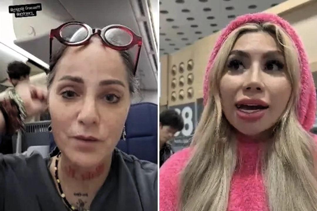Aeromexico flight packed with 80 celebrities and influencers forced into emergency landing after cockpit windshield cracked mid-air en route to South Korea.