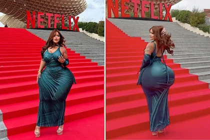 Panamanian model Gracie Bon turned a red carpet tumble at Netflix's Berlin premiere in Seville into a viral body-positive empowerment moment with 3m views.