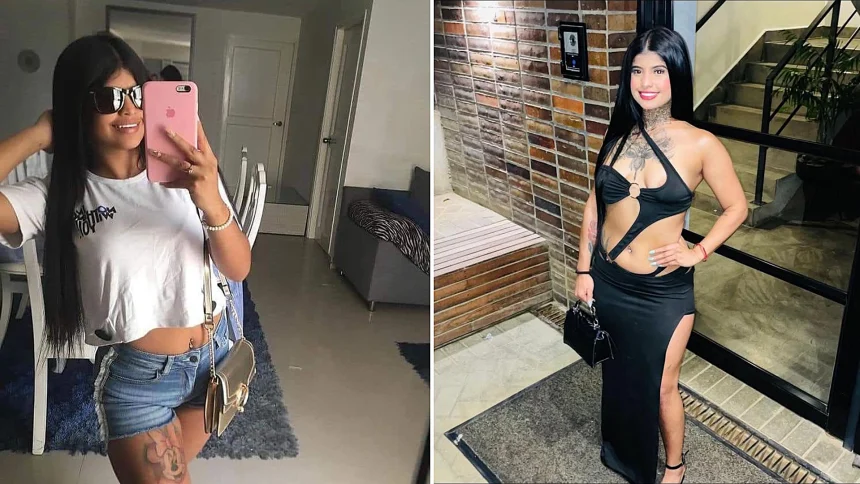 Influencer Valentina Mor arrested in Medellín flat with bizarre altar to gun-toting "Holy Thugs" cult saint amid claims she drugged and robbed foreign nationals.