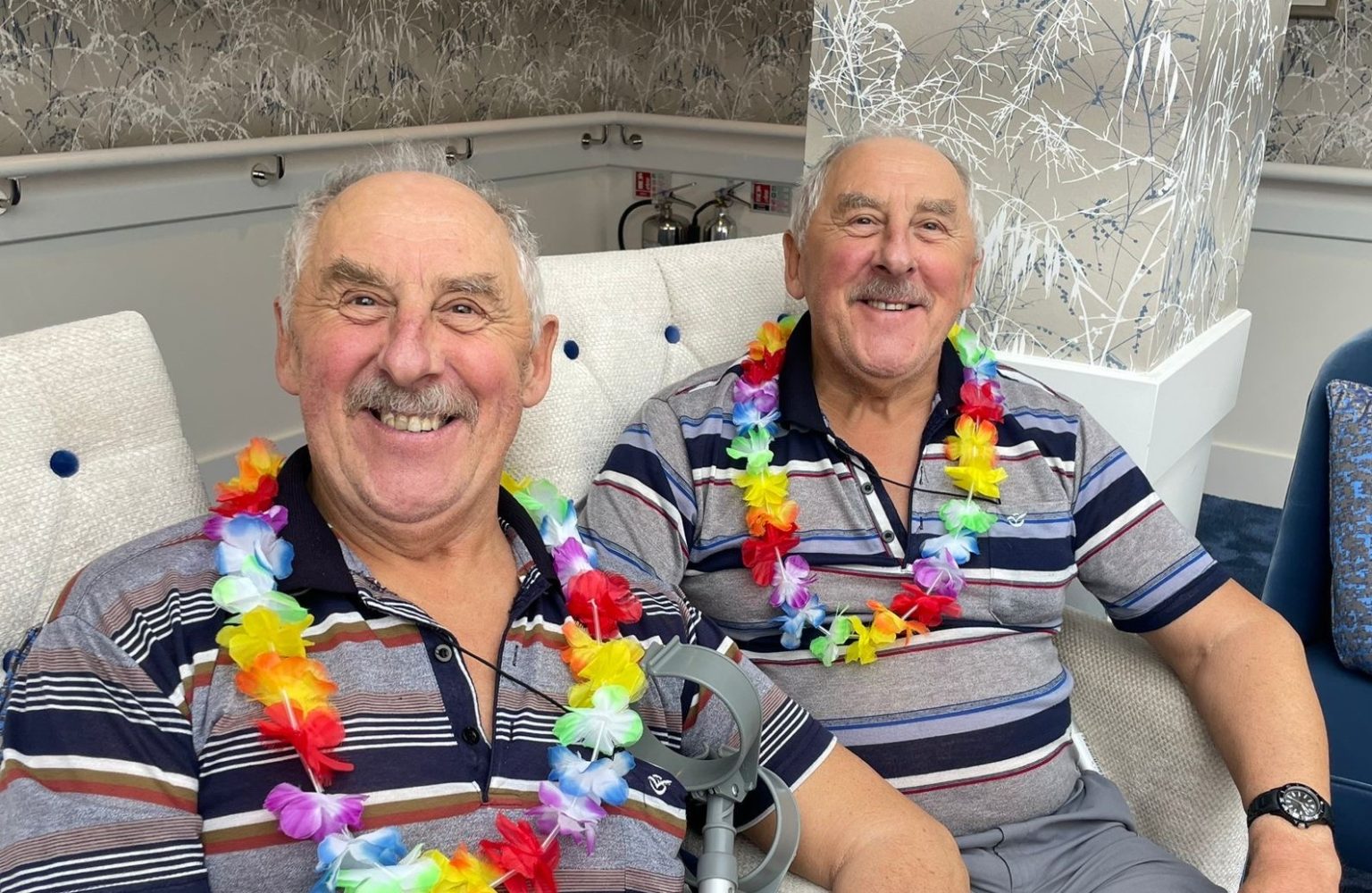 Identical twins Colin and Graham Biggs, 74, have spent their entire lives in perfect sync, sharing jobs, grades, driving test passes and even retirement accommodation in Cheltenham.