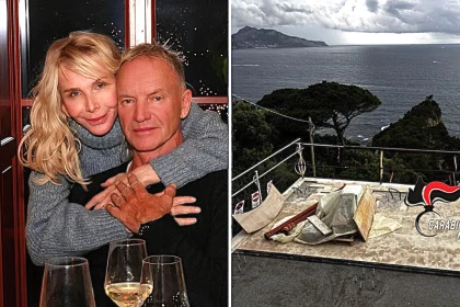Sting's stunning luxury villa overlooking the sea is seized by police after officers uncover a shocking series of workplace safety violations at the property.