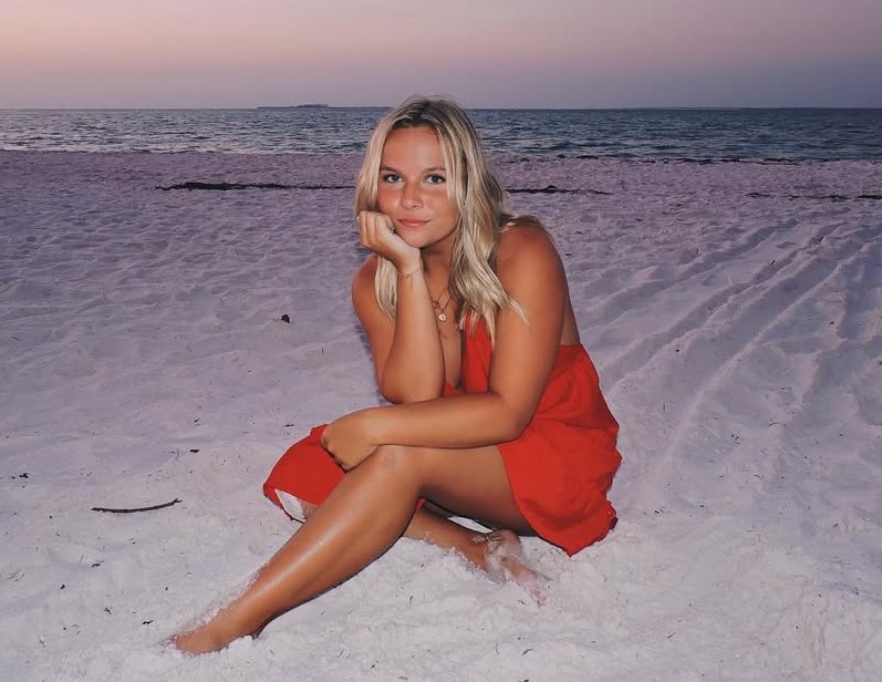 College student Lauryn Akey, 21, sent heartbreaking final text saying she was "almost home" moments before being killed by alleged drunk driver in wrong-way crash.