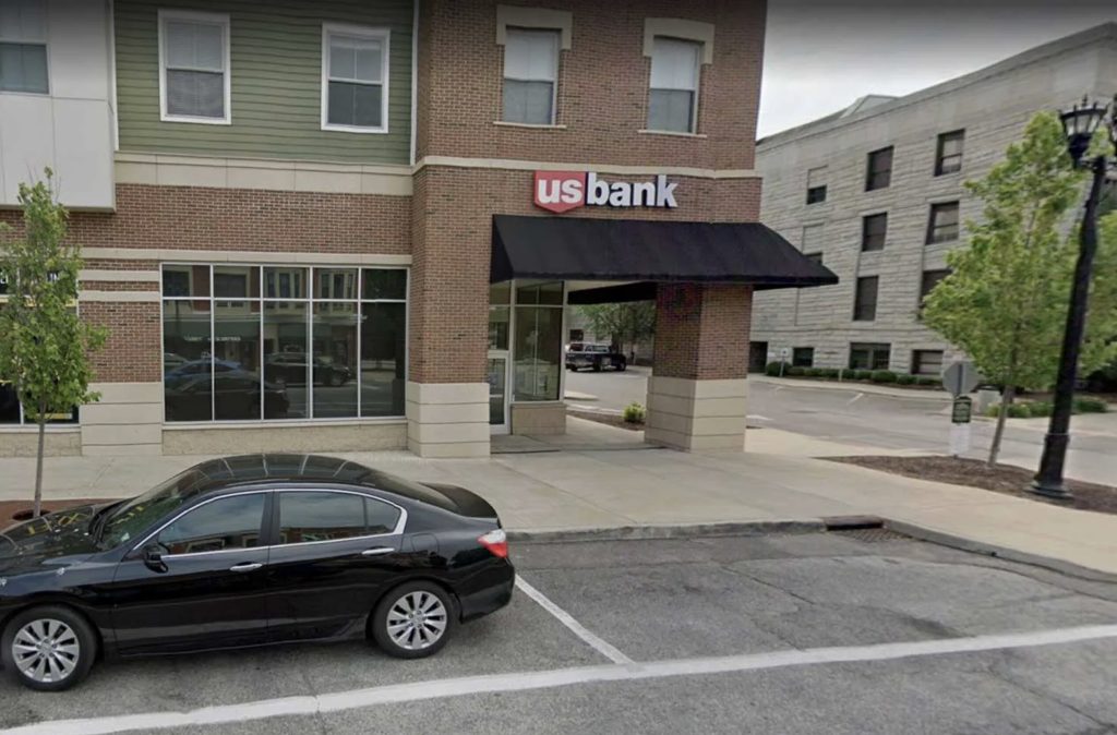 An 18-year-old was arrested after allegedly shooting dead two bank employees in Kentucky before leading police on a 130mph car chase that ended when his getaway vehicle crashed.