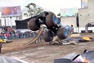 At least three people were killed and 38 injured when a monster truck lost control and ploughed into spectators at an exhibition in Popayán, Colombia, in harrowing viral footage.