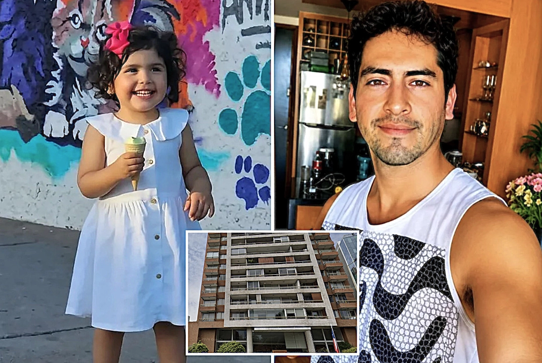 Tragic toddler Isidora Constanzo, 2, fell to her death from 11th-floor Santiago flat window as her dad Jorge slept off boozy bender during scheduled visit.