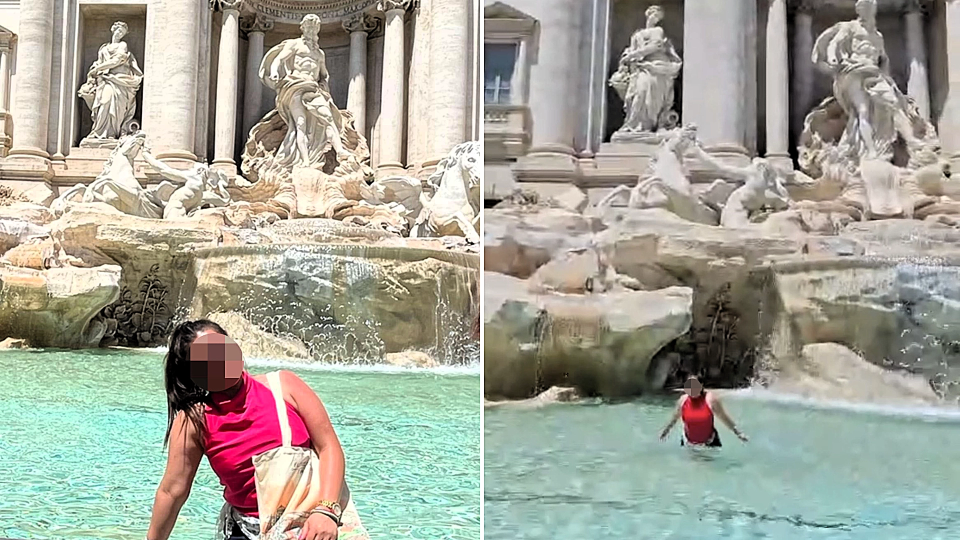 Trevi Fountain swimmer faces lifetime ban after claiming heat ‘made her do it’