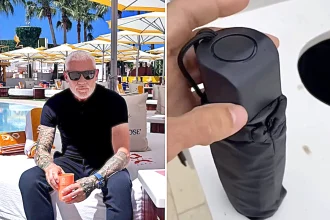 Wayne Lineker has revealed Brits are hiding booze in fake tampons, hollow umbrella handles and phone chargers to smuggle alcohol into his Ibiza club with £1,600 drinks prices.