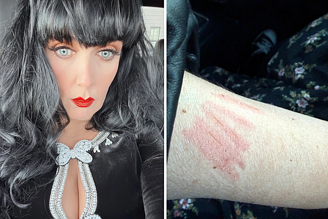 Ghost hunter Brocarde claims she was scratched by demonic child spirit 'Sallie' while spending the night in haunted Kansas house - left bedbound for days.
