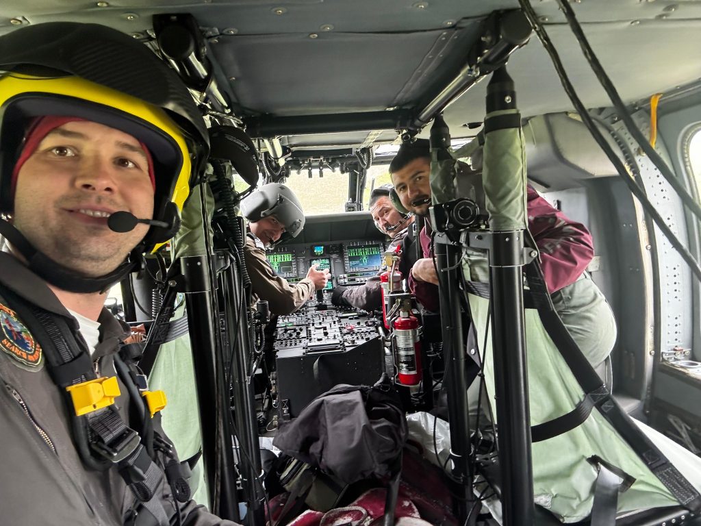 Romanian boy Toma-Alexandru Zerestea, 5, found alive after nearly three days alone in bear-populated Carpathian forest, spotted by Black Hawk helicopter crew.