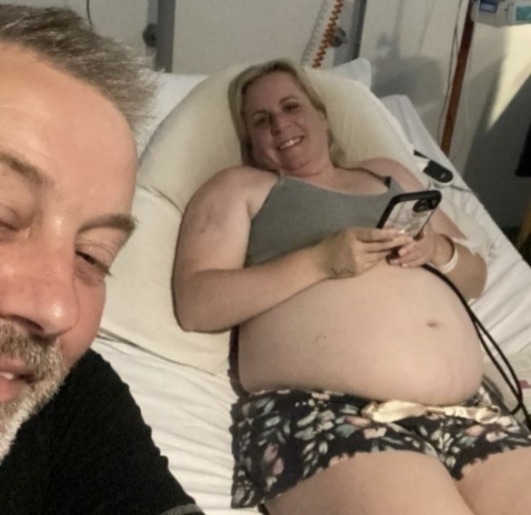 Friends asked Sally-Anne if she was pregnant - but it was actually a life-threatening tumour that burst while she was relaxing in the bath. Her story could save lives.